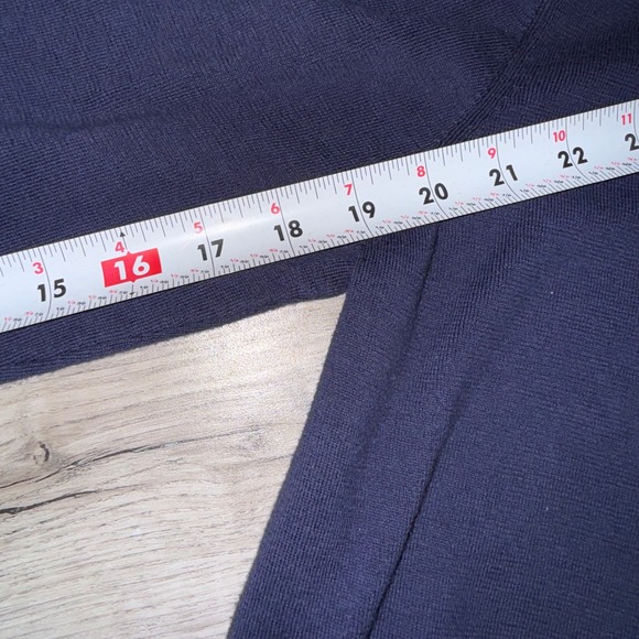 Polo Ralph Lauren Mens XL Navy 100% Pima Cotton Long Sleeve Polo Sweater Preppy - Picture 7 of 7